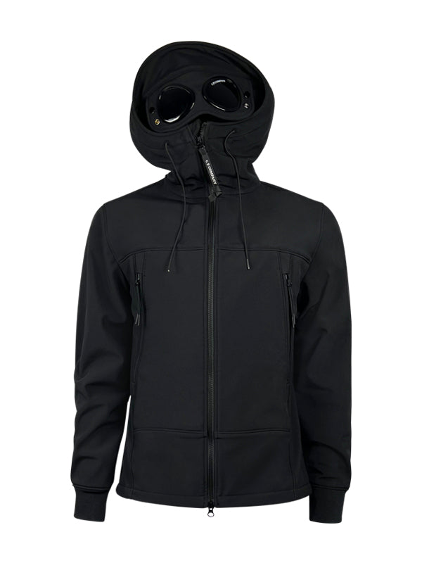 CP Company Soft Shell-R Goggle Black Jacket