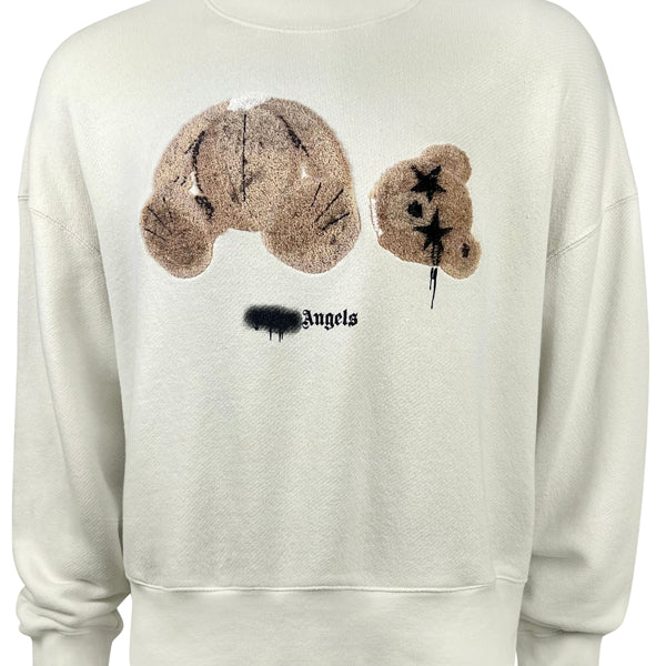 Cream palm angels hoodie sale