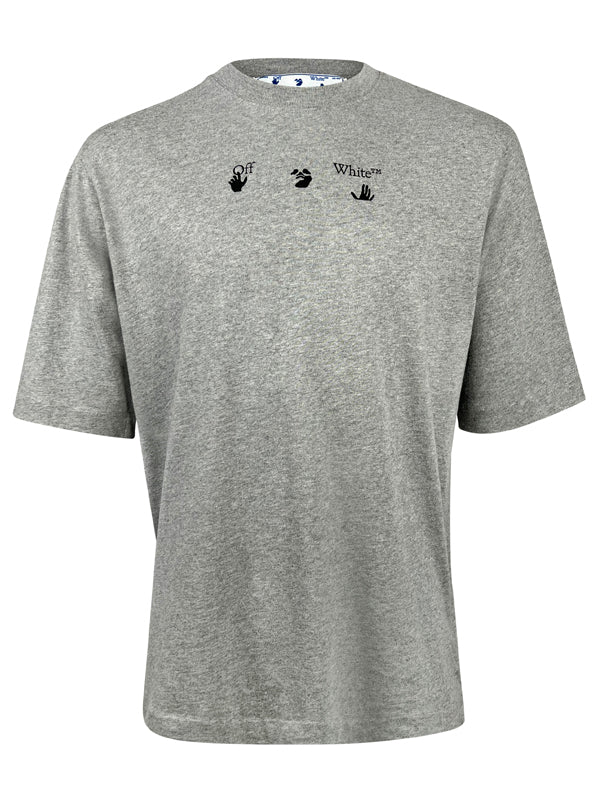 Off White Negative Mark Arrow Grey T-Shirt