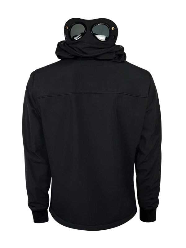 CP Company Soft Shell-R Goggle Black Jacket