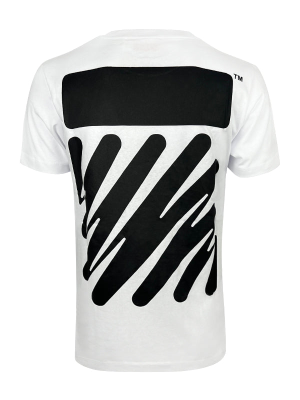 Off White Wave Diagonal White T-Shirt