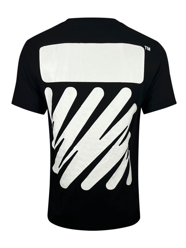 Off White Wave Diagonals Black T-Shirt