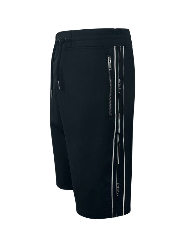 Givenchy Ticker Logo Stripe Track Shorts