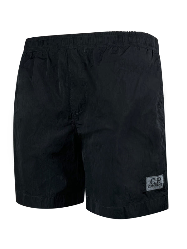 CP Company Chrome Patch Total Eclipse Swim Shorts