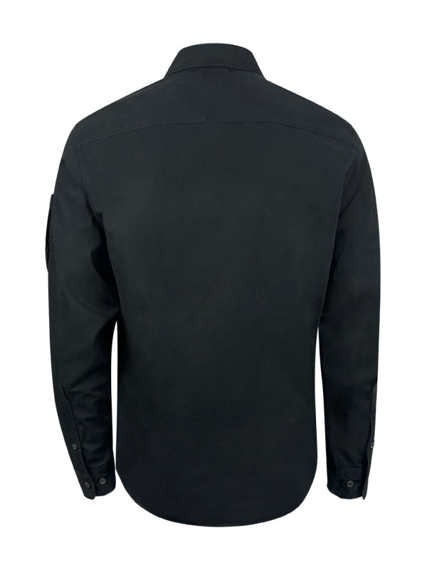 CP Company Black Zipped Overshirt