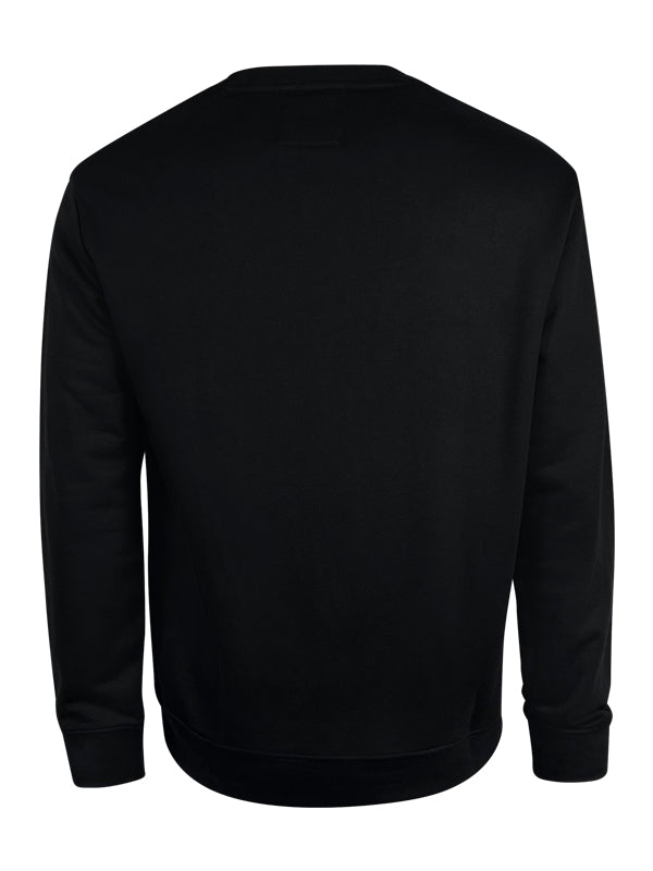 Armani Oversized Logo Black Sweatshirt