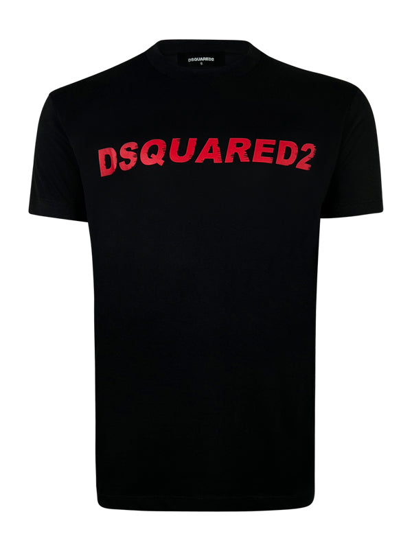 Dsquared2 Logo Print Black T-Shirt