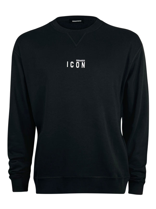 Dsquared2 Small Icon Print Black Sweatshirt