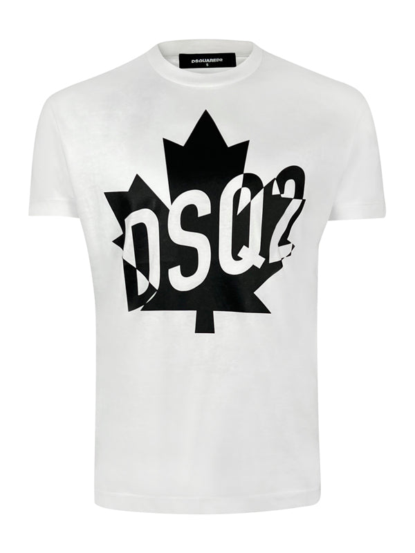 Dsquared2 Big Leaf White T-shirt