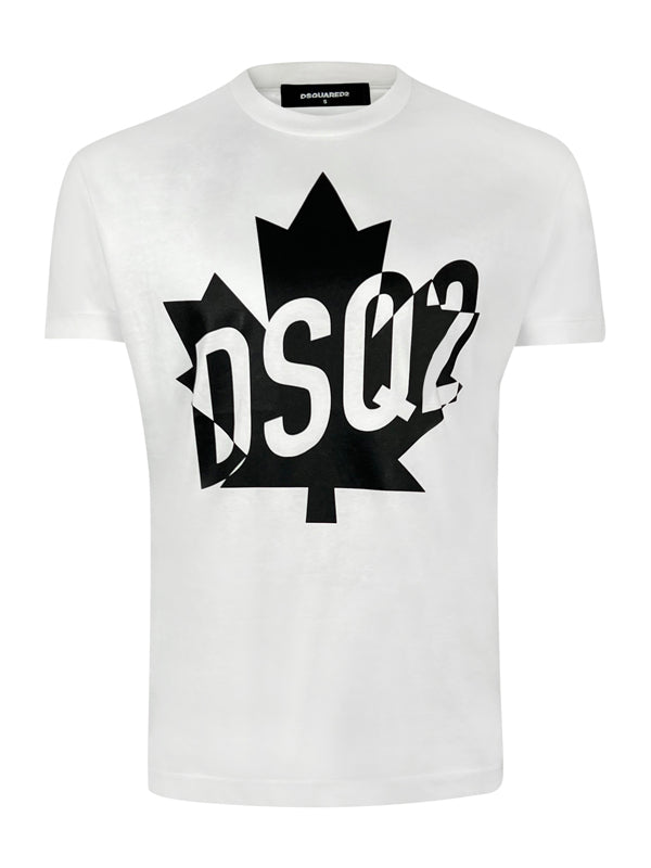 Dsquared2 Big Leaf White T-shirt