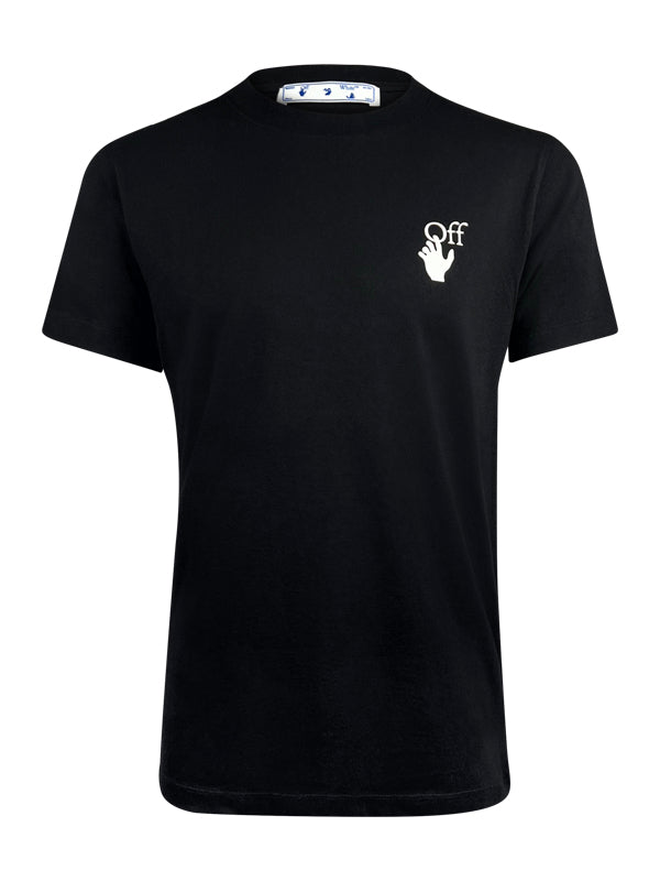 Off White Degraded Multicolour Arrow Black T-Shirt