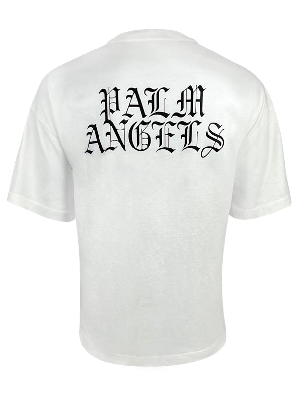 Palm Angels Burning Head Print T-Shirt White