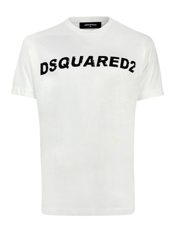 Dsquared2 Logo Print White T-Shirt