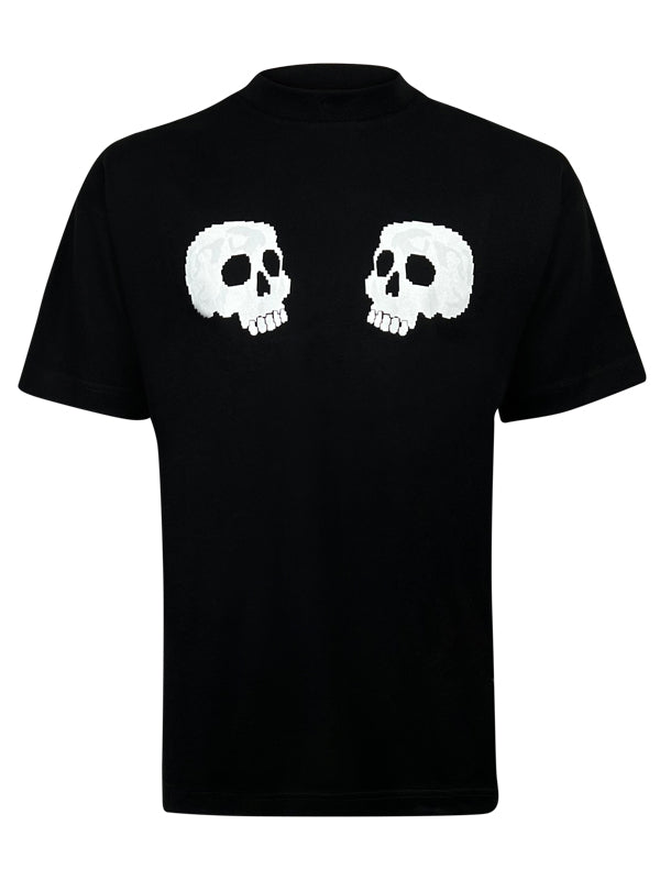 Palm Angels Skull Black Logo T-Shirt