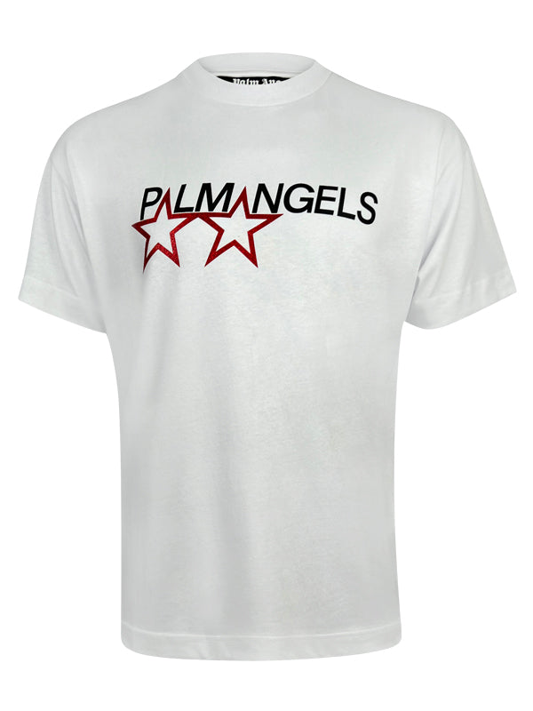 Palm Angels Stars White T-Shirt