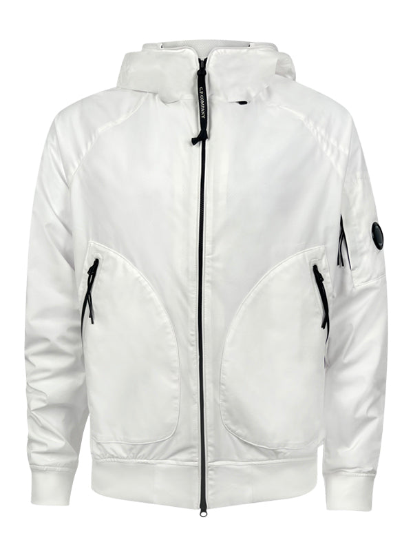 CP Company Pro Tek Gauze White Mesh Lens Jacket