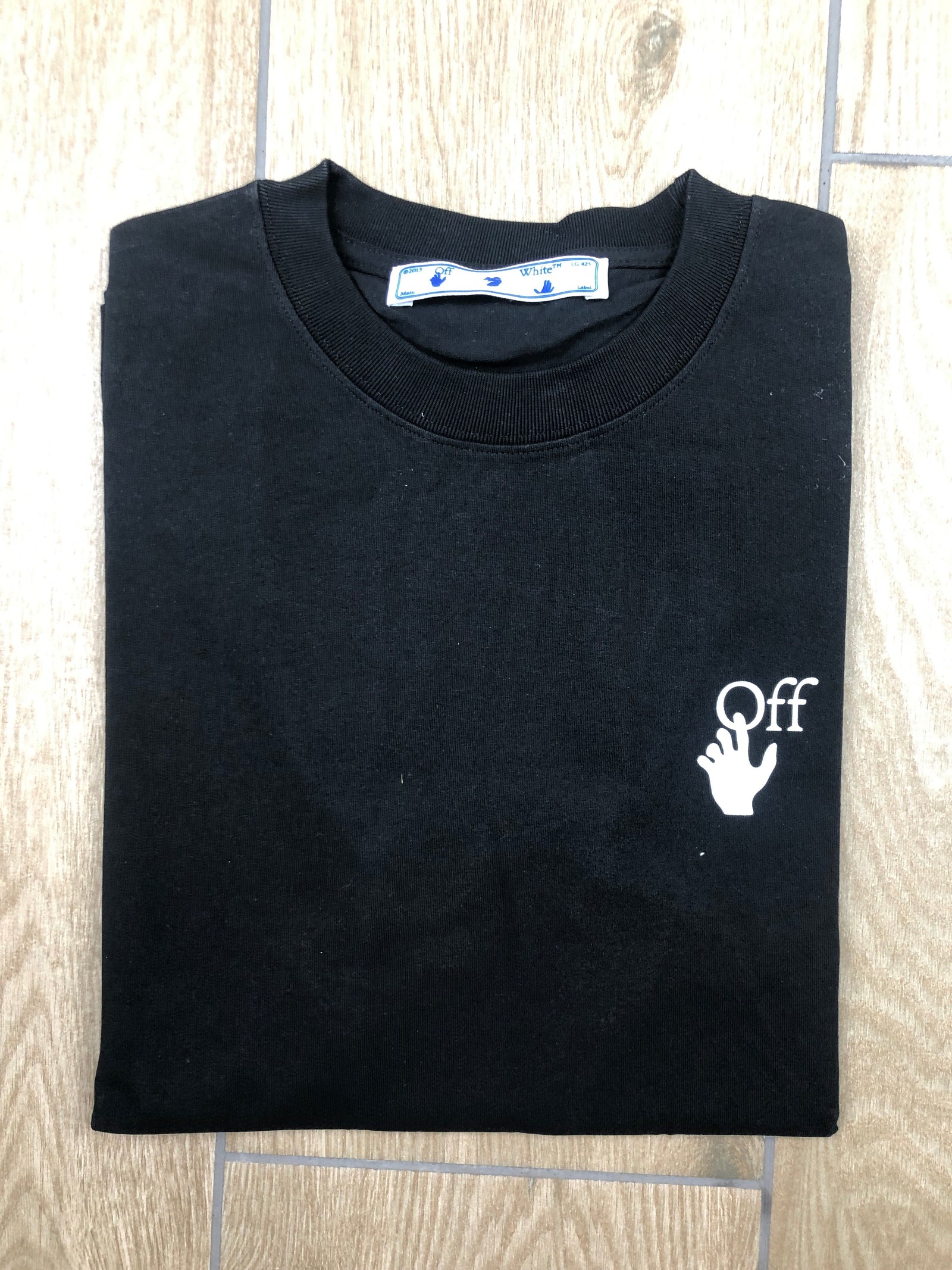 Off White Spray Marker Black T-Shirt – MJBGARMZ