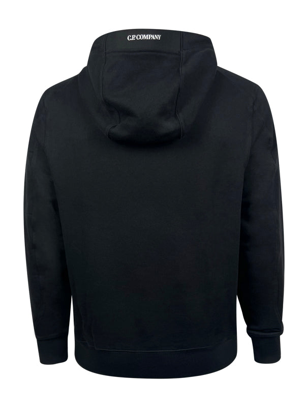 CP Company Micro Lens Black Hoodie